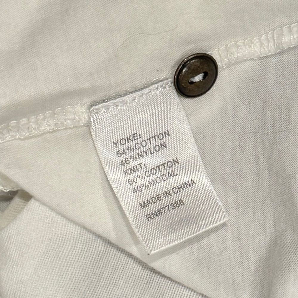 Madewell Lace Inset T-Shirt | Size M - Picture 4 of 4